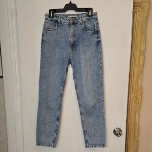 Zara Faded Wash Blue Denim Jeans 6 EUC